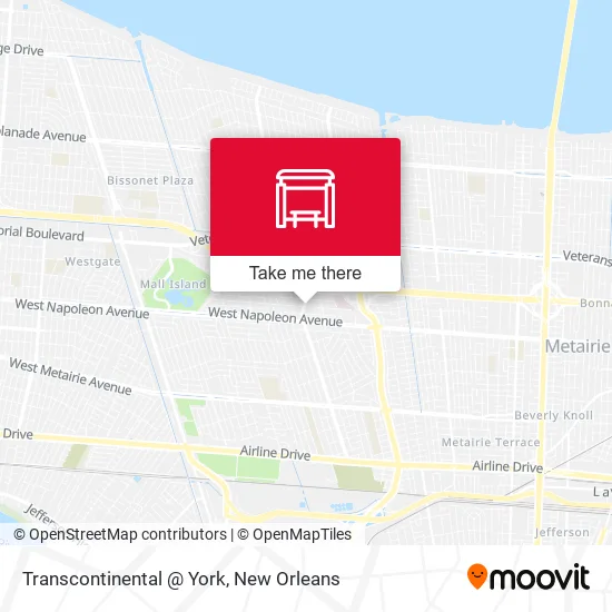 Mapa de Transcontinental @ York