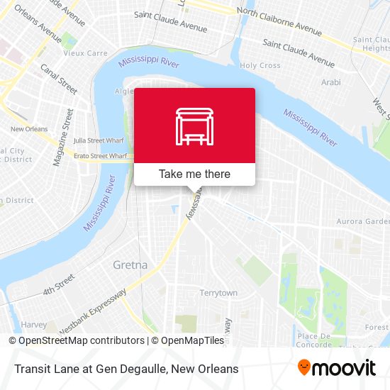 Mapa de Transit Lane at Gen Degaulle