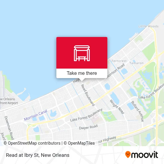 Read at Ibry St map