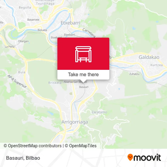 Basauri map