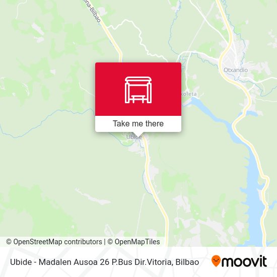 Ubide - Madalen Ausoa 26 P.Bus Dir.Vitoria map