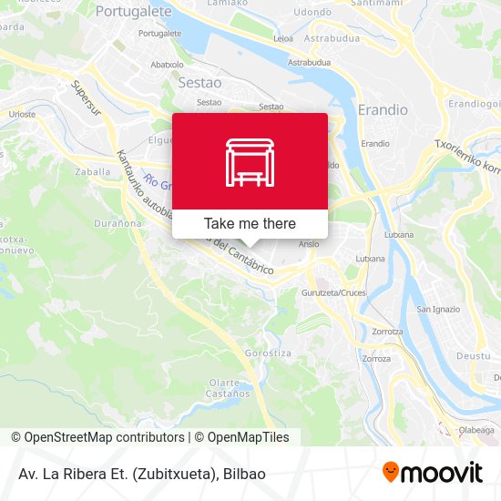 Av. La Ribera Et. (Zubitxueta) map