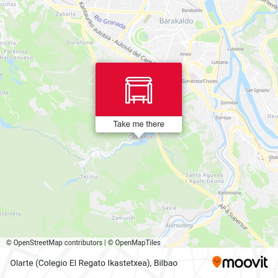 Olarte (Colegio El Regato Ikastetxea) map