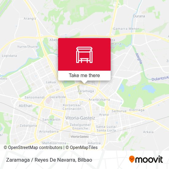 Zaramaga / Reyes De Navarra map