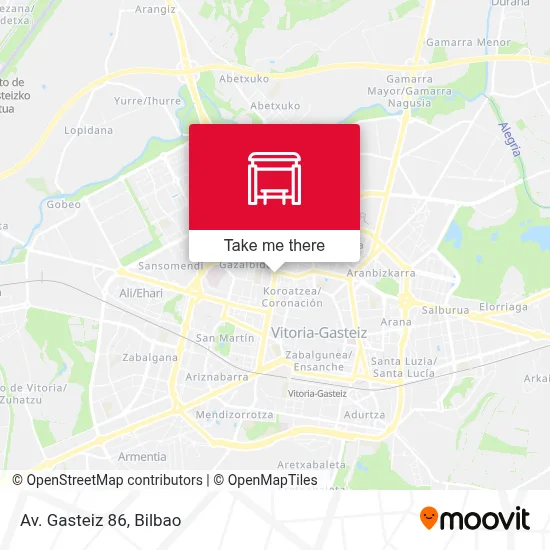 Av. Gasteiz 86 map