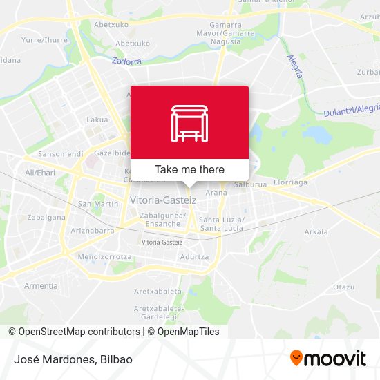 José Mardones map