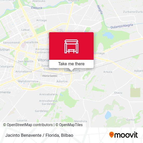 Jacinto Benavente / Florida map