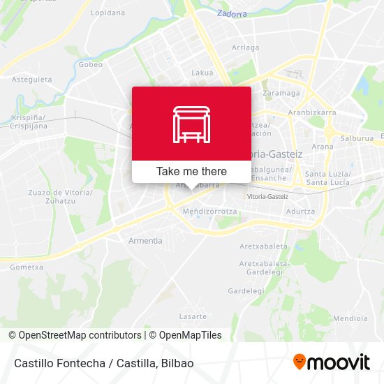 Castillo Fontecha / Castilla map