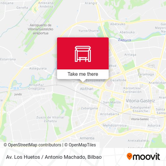 Av. Los Huetos / Antonio Machado map