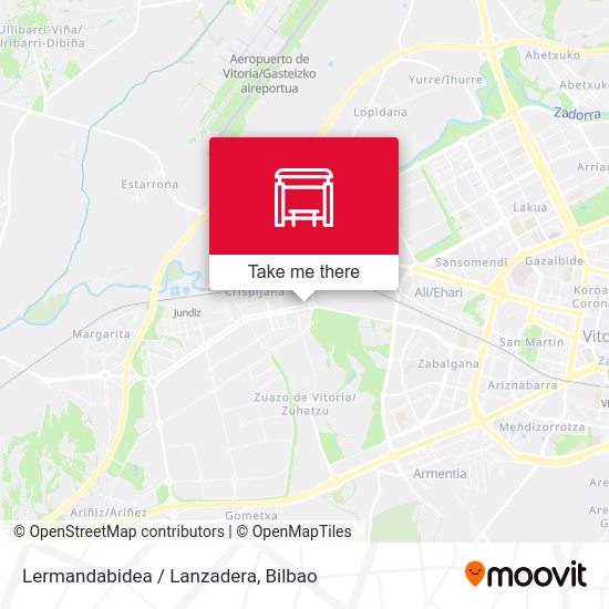 Lermandabidea / Lanzadera map