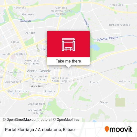 Portal Elorriaga / Ambulatorio map