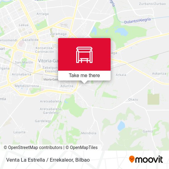 Venta La Estrella / Errekaleor map