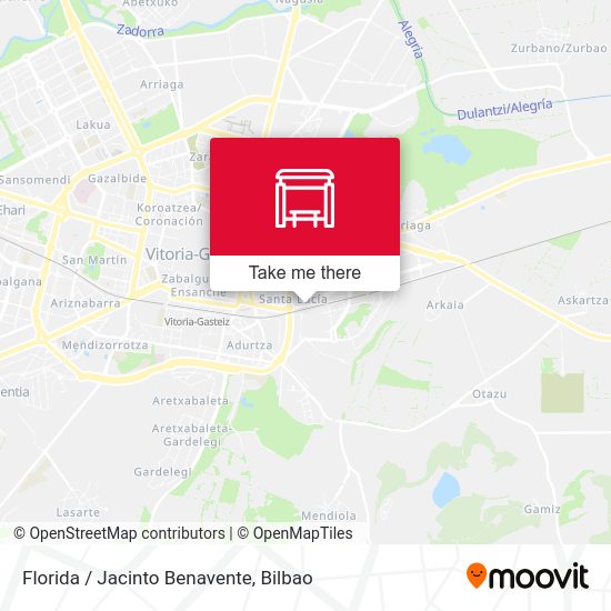 Florida / Jacinto Benavente map
