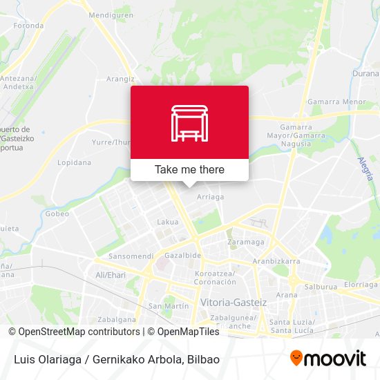 Luis Olariaga / Gernikako Arbola map