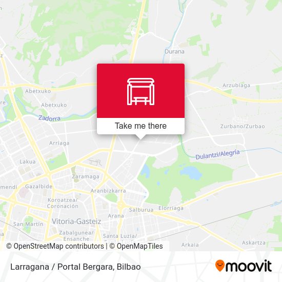 Larragana / Portal Bergara map