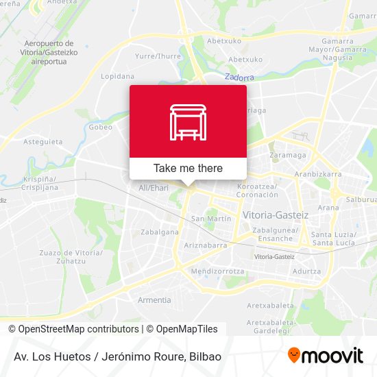 Av. Los Huetos / Jerónimo Roure map