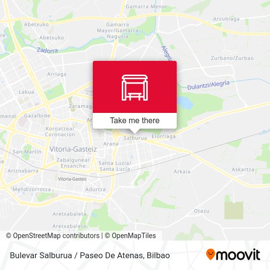 Bulevar Salburua / Paseo De Atenas map