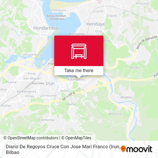 Diario De Regoyos Cruce Con Jose Mari Franco map