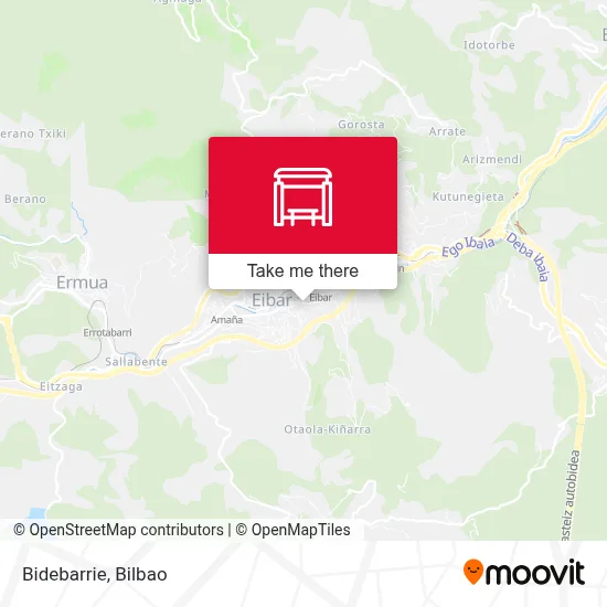 Bidebarrie map