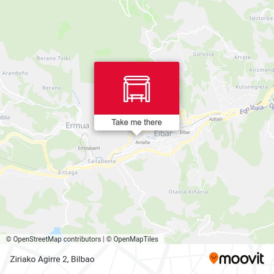 Ziriako Agirre 2 map