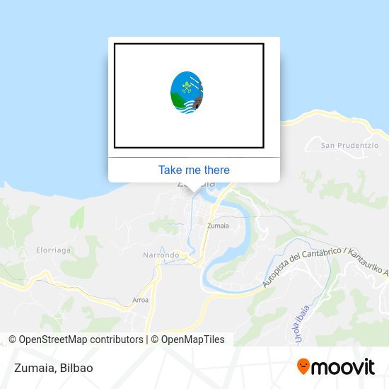 Zumaia map