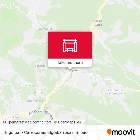 Elgoibar - Carrocerias Elgoibarresas map