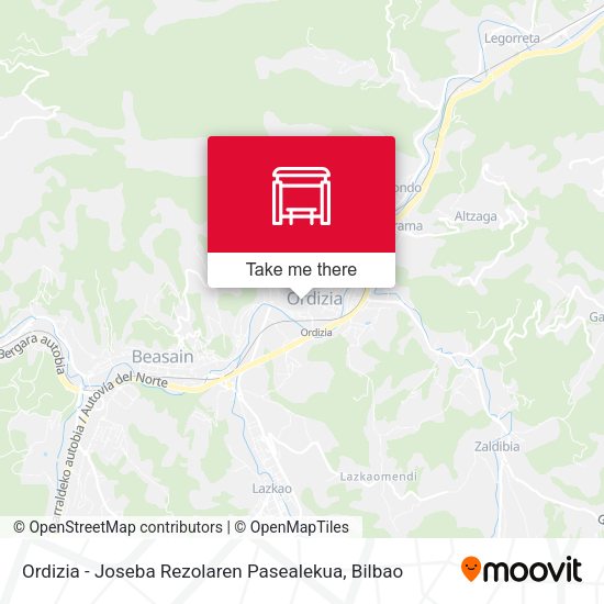 Ordizia - Joseba Rezolaren Pasealekua map
