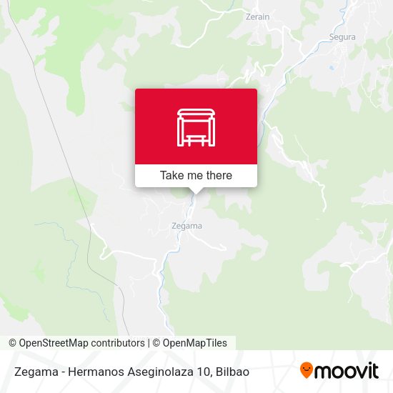 Zegama - Hermanos Aseginolaza 10 map