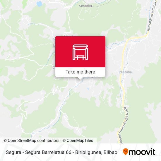 Segura - Segura Barreiatua 66 - Biribilgunea map
