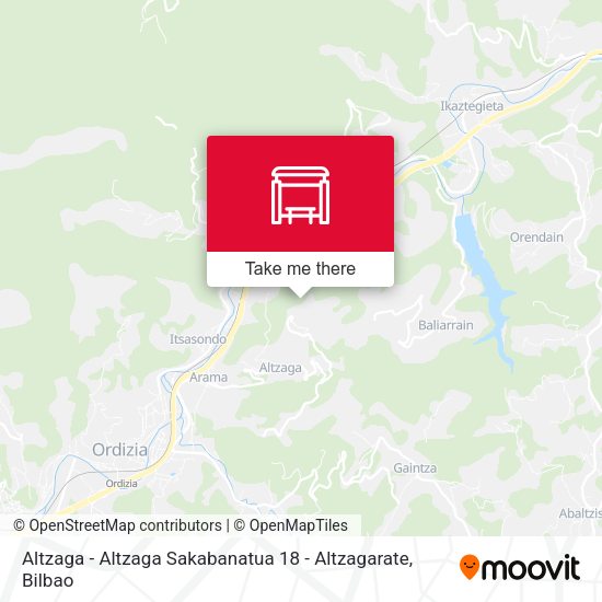 Altzaga - Altzaga Sakabanatua 18 - Altzagarate map