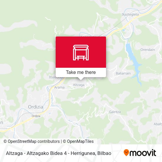 Altzaga - Altzagako Bidea 4 - Herrigunea map