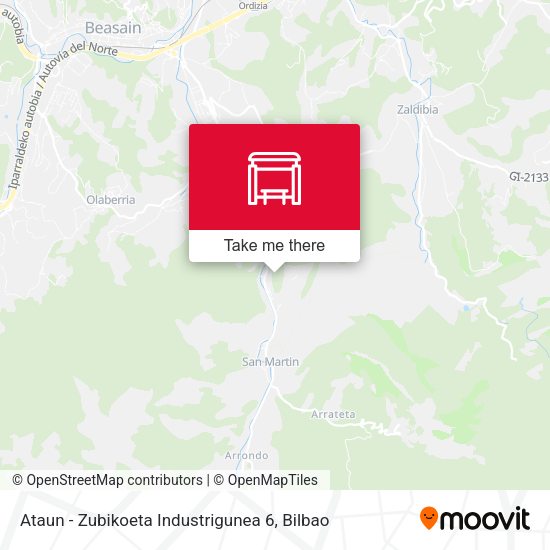 Ataun - Zubikoeta Industrigunea 6 map