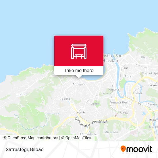 Satrustegi map