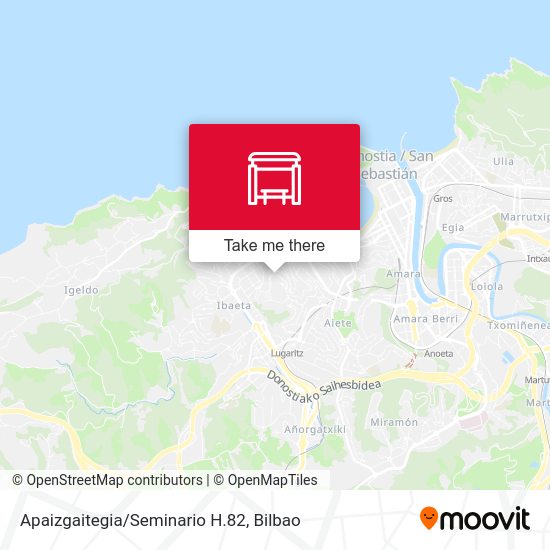 Apaizgaitegia/Seminario H.82 map