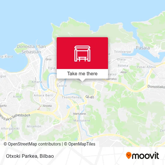 Otxoki Parkea map