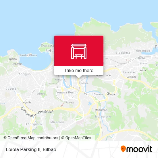 Loiola Parking II map