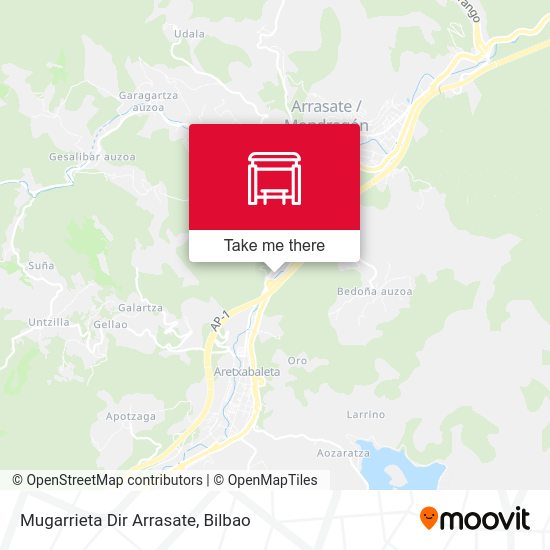 Mugarrieta Dir Arrasate map