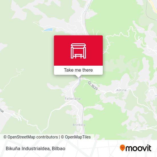 Bikuña Industrialdea map