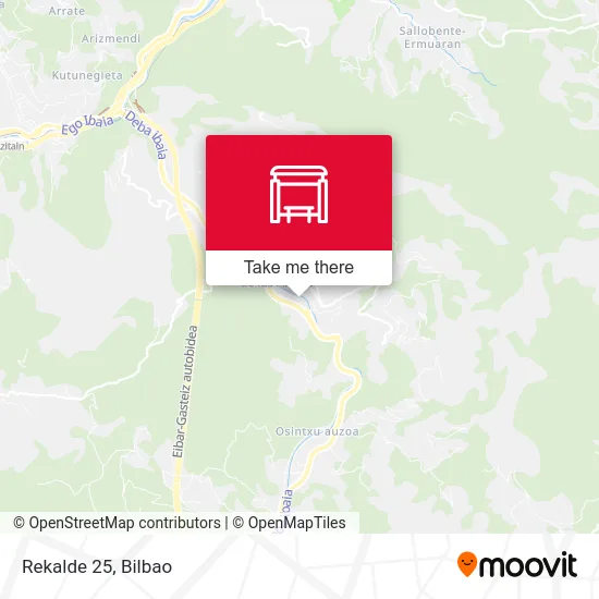 mapa Rekalde 25