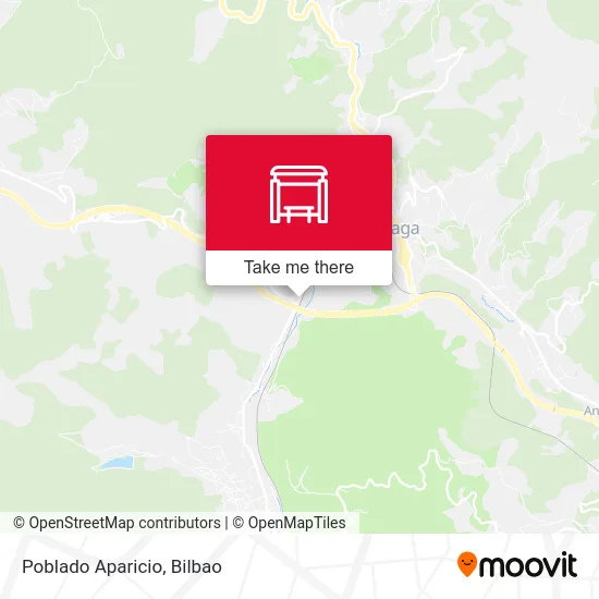 Poblado Aparicio map