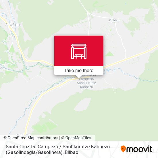 Santa Cruz De Campezo / Santikurutze Kanpezu (Gasolindegia / Gasolinera) map