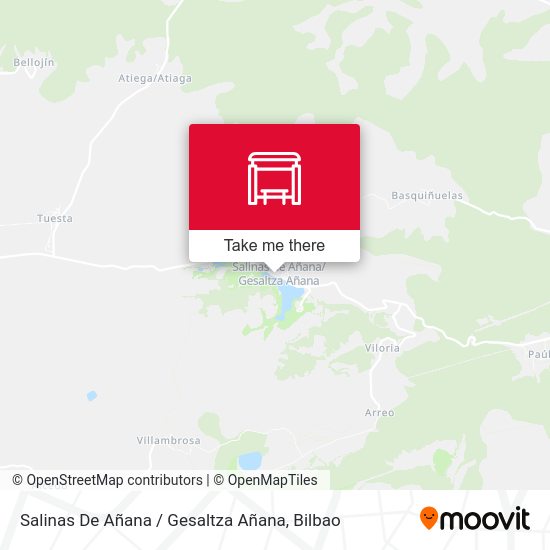 Salinas De Añana / Gesaltza Añana map