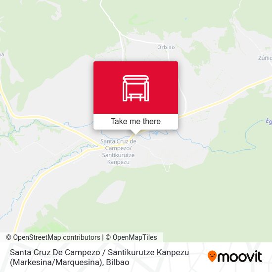 Santa Cruz De Campezo / Santikurutze Kanpezu (Markesina / Marquesina) map