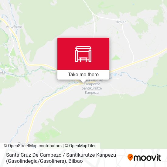 Santa Cruz De Campezo / Santikurutze Kanpezu (Gasolindegia / Gasolinera) map