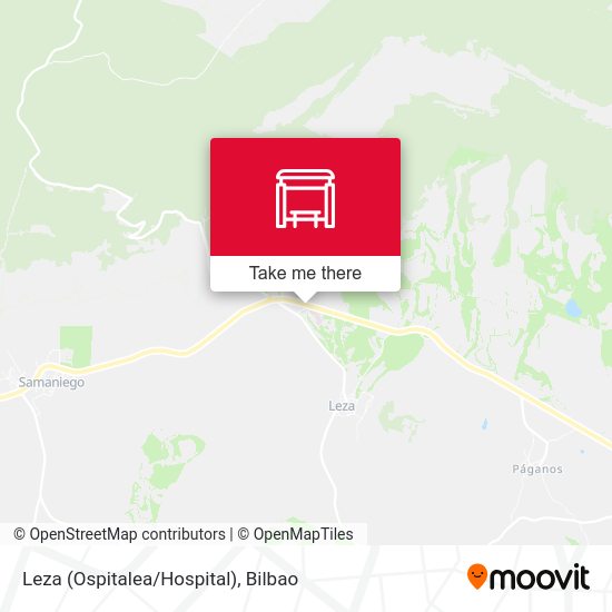 Leza (Ospitalea/Hospital) map