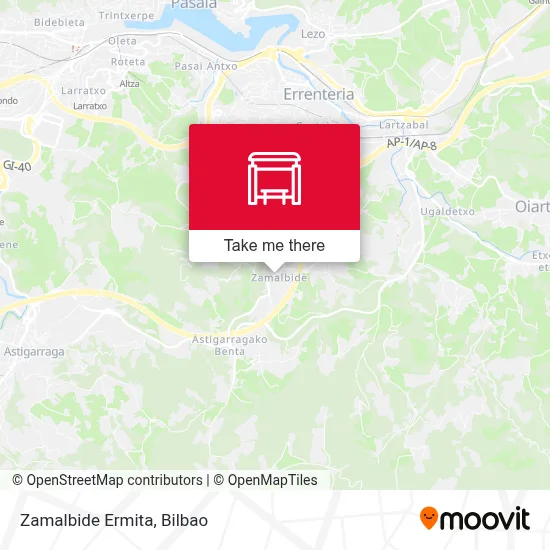Zamalbide Ermita map
