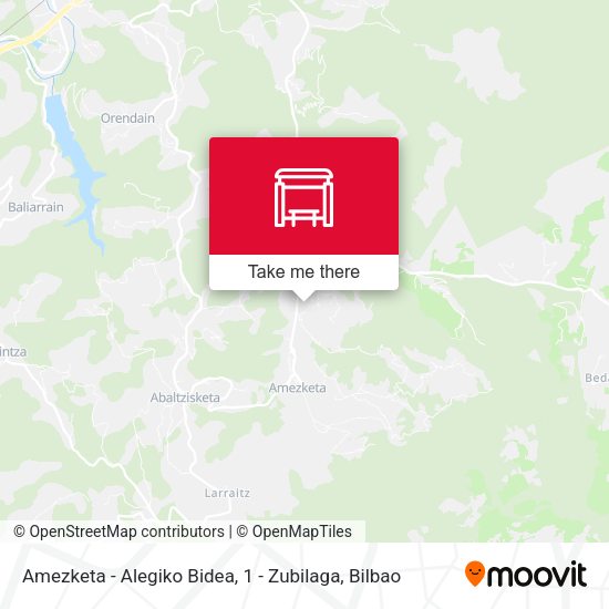 Amezketa - Alegiko Bidea, 1 - Zubilaga map