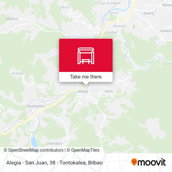 Alegia - San Juan, 38 - Tontokalea map