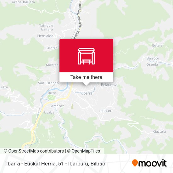 Ibarra - Euskal Herria, 51 - Ibarburu map