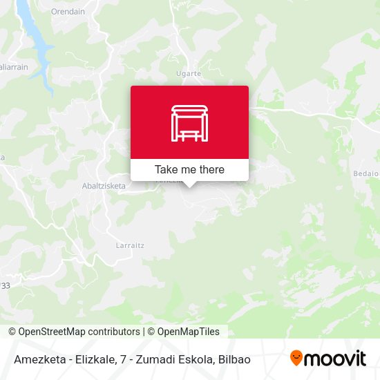 Amezketa - Elizkale, 7 - Zumadi Eskola map